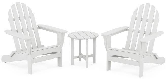 POLYWOOD® Classic Folding Adirondack 3-Piece Set - PWS214-1 Adirondack Chair POLYWOOD®
