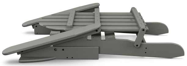 POLYWOOD® Classic Folding Adirondack Chair - AD5030 Adirondack Chair POLYWOOD®