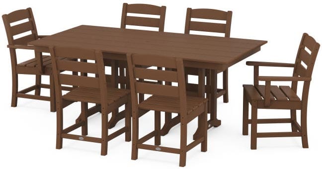 POLYWOOD® Dining Set - Lakeside 7-Piece Farmhouse - PWS516-1 Dining Set POLYWOOD®