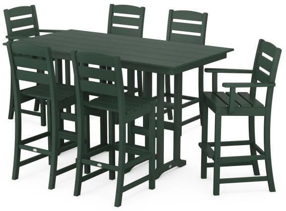 POLYWOOD® Lakeside 7-Piece Bar Set - PWS613-1 Bar Set POLYWOOD®