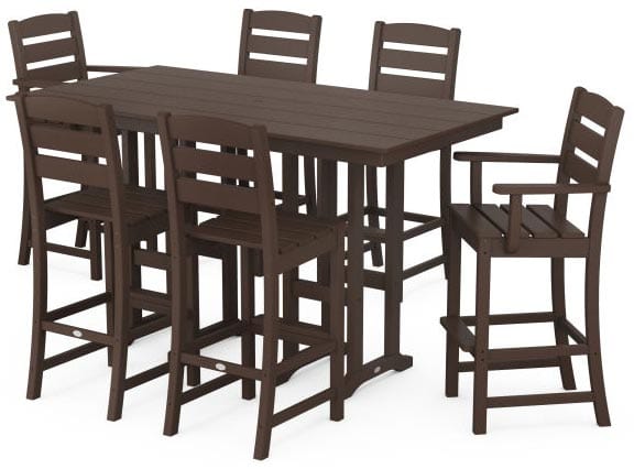 POLYWOOD® Lakeside 7-Piece Bar Set - PWS613-1 Bar Set POLYWOOD®