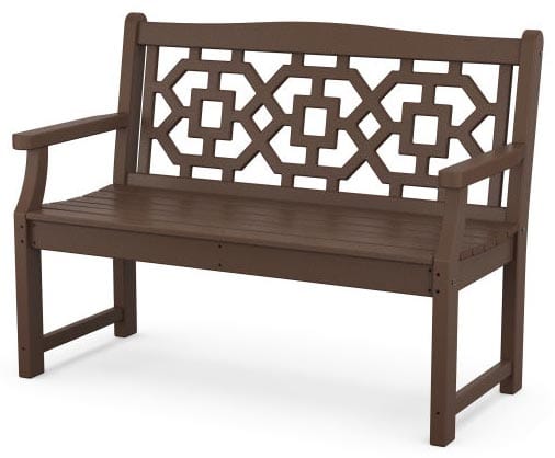 POLYWOOD® Martha Stewart Chinoiserie 48” Garden Bench - MSTGB481 Benches POLYWOOD®