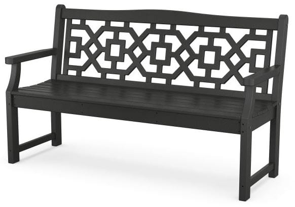 POLYWOOD® Martha Stewart Chinoiserie 60” Garden Bench - MSTGB601 Benches POLYWOOD®