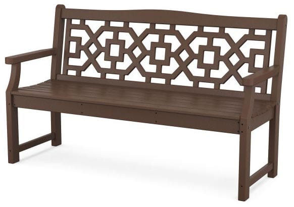 POLYWOOD® Martha Stewart Chinoiserie 60” Garden Bench - MSTGB601 Benches POLYWOOD®