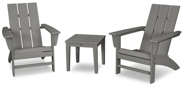 POLYWOOD® Modern Adirondack 3-Piece Set - PWS502-1 Adirondack Chair POLYWOOD®