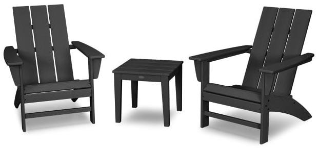 POLYWOOD® Modern Adirondack 3-Piece Set - PWS502-1 Adirondack Chair POLYWOOD®
