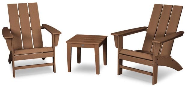 POLYWOOD® Modern Adirondack 3-Piece Set - PWS502-1 Adirondack Chair POLYWOOD®