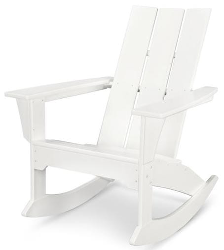 POLYWOOD® Modern Adirondack Rocker - MNR10 Adirondack Chair POLYWOOD®