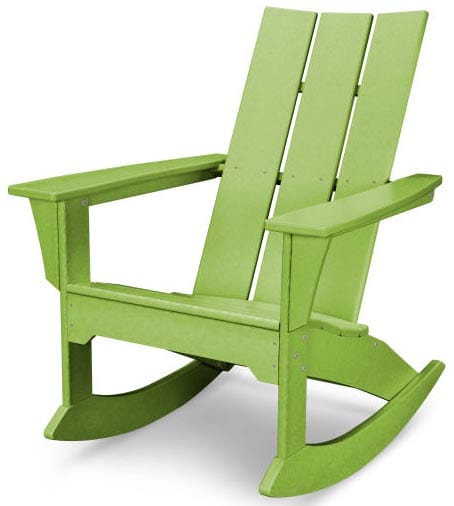 POLYWOOD® Modern Adirondack Rocker - MNR10 Adirondack Chair POLYWOOD®