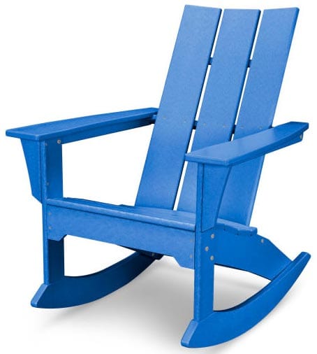 POLYWOOD® Modern Adirondack Rocker - MNR10 Adirondack Chair POLYWOOD®