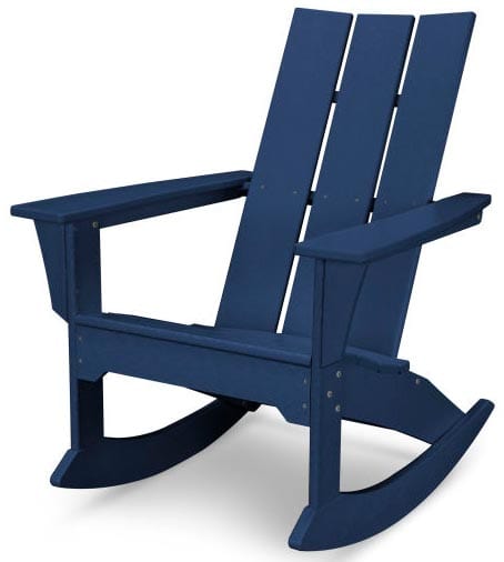 POLYWOOD® Modern Adirondack Rocker - MNR10 Adirondack Chair POLYWOOD®
