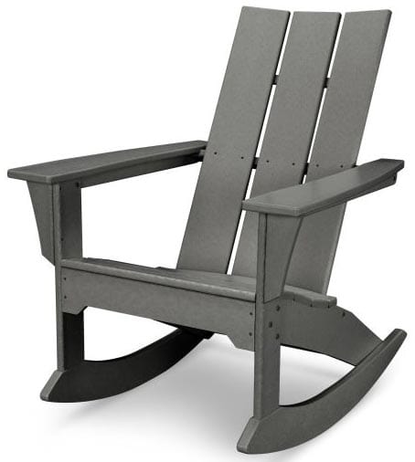 POLYWOOD® Modern Adirondack Rocker - MNR10 Adirondack Chair POLYWOOD®