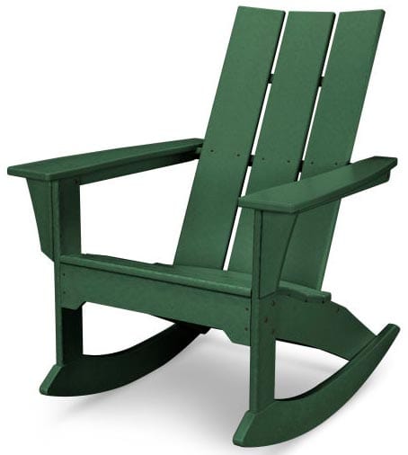POLYWOOD® Modern Adirondack Rocker - MNR10 Adirondack Chair POLYWOOD®