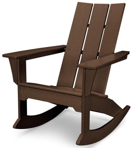 POLYWOOD® Modern Adirondack Rocker - MNR10 Adirondack Chair POLYWOOD®