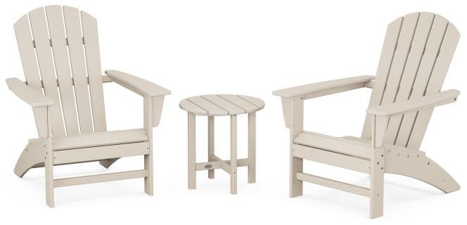 POLYWOOD® Nautical 3-Piece Adirondack Set - PWS498-1 Adirondack Chair POLYWOOD®