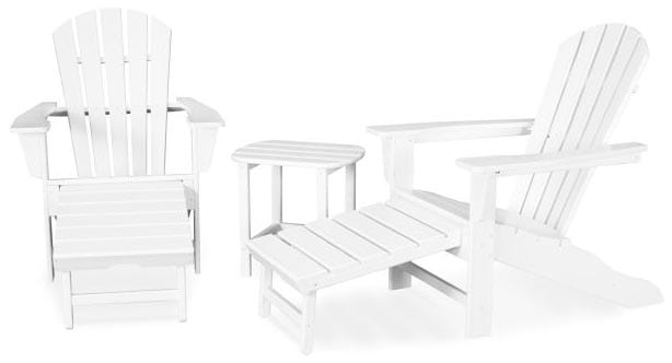 POLYWOOD® Palm Coast Ultimate Adirondack 3-Piece Set - PWS173-1 Adirondack Chair POLYWOOD®