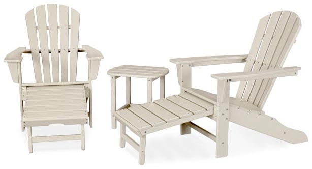 POLYWOOD® Palm Coast Ultimate Adirondack 3-Piece Set - PWS173-1 Adirondack Chair POLYWOOD®
