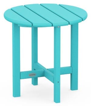 POLYWOOD® Round 18" Side Table - RST18 Table POLYWOOD®