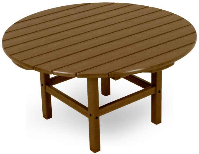 POLYWOOD® Round 37" Conversation Table - RCT38 Table POLYWOOD®