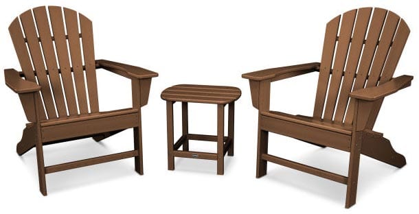 POLYWOOD® South Beach Adirondack 3-Piece Set - PWS175-1 Adirondack Chair POLYWOOD®