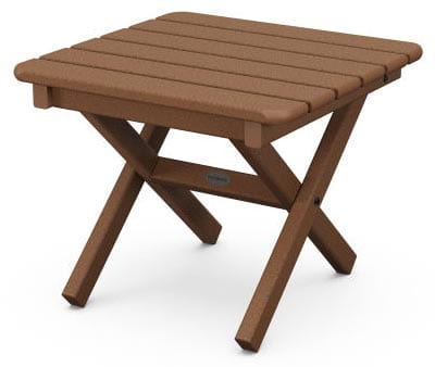 POLYWOOD® Square 18" Folding Side Table - ST1818 End Table POLYWOOD®