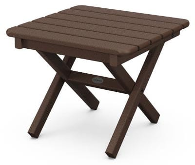 POLYWOOD® Square 18" Folding Side Table - ST1818 End Table POLYWOOD®