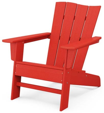 POLYWOOD® The Wave Chair Left - OCA22 Adirondack Chair POLYWOOD®