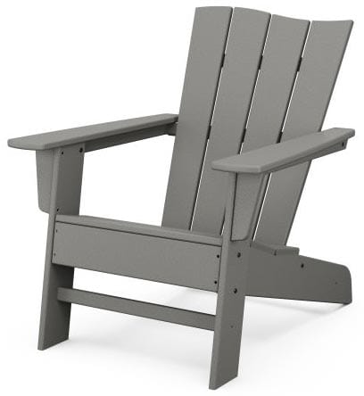POLYWOOD® The Wave Chair Left - OCA22 Adirondack Chair POLYWOOD®
