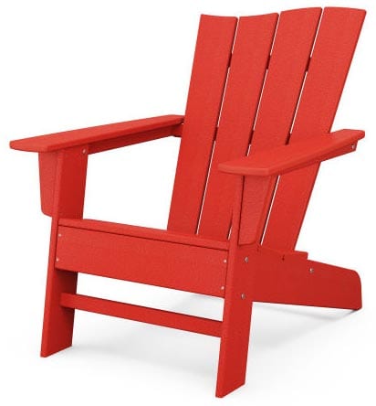 POLYWOOD® The Wave Chair Right - OCA21 Adirondack Chair POLYWOOD®