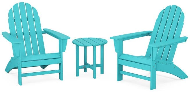 POLYWOOD® Vineyard 3-Piece Adirondack Set - PWS399-1 Adirondack Chair POLYWOOD®