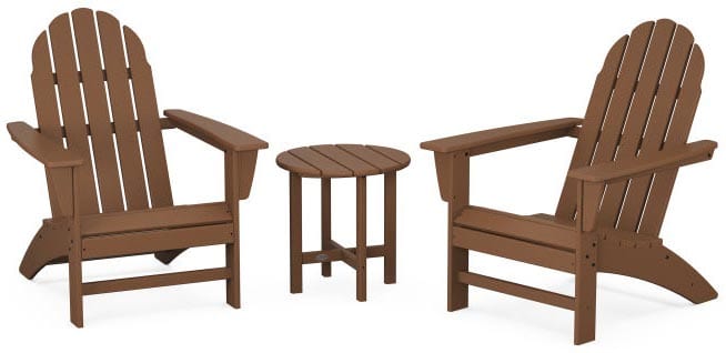 POLYWOOD® Vineyard 3-Piece Adirondack Set - PWS399-1 Adirondack Chair POLYWOOD®