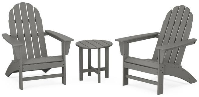 POLYWOOD® Vineyard 3-Piece Adirondack Set - PWS399-1 Adirondack Chair POLYWOOD®