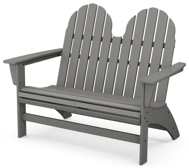 POLYWOOD® Vineyard 48" Adirondack Bench - ADBN600 Benches POLYWOOD®