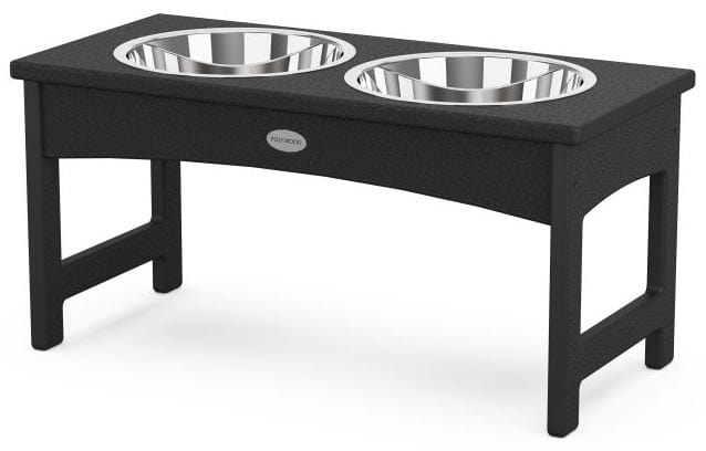 POLYWOOD® Pet Feeder - DF12 Black