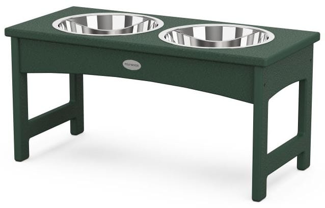 POLYWOOD® Pet Feeder - DF12 Green