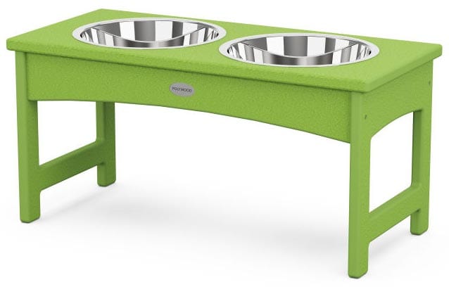 POLYWOOD® Pet Feeder - DF12 Lime