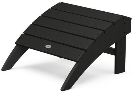 POLYWOOD® Vineyard Adirondack Ottoman - OT400 Black