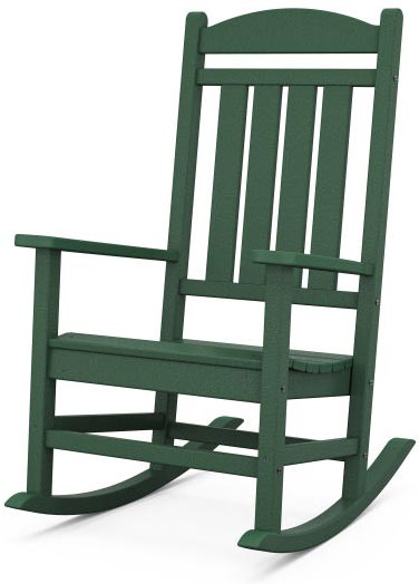 POLYWOOD® Rocking Chair - Presidential - Green