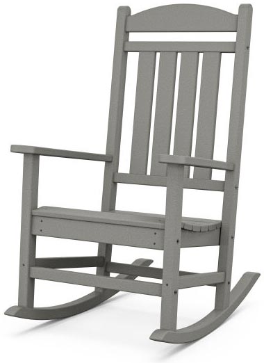 POLYWOOD® Rocking Chair - Presidential - Grey