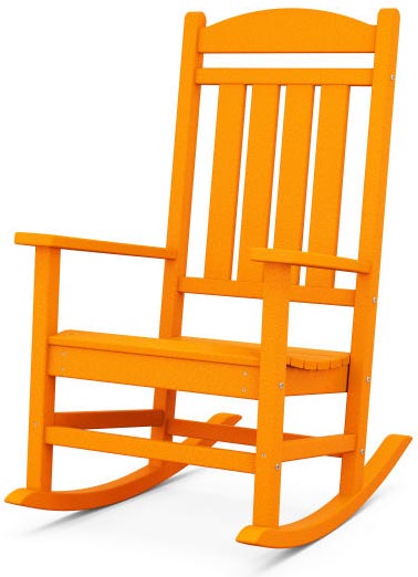 POLYWOOD® Rocking Chair - Presidential - Tangerine