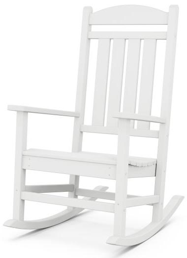 POLYWOOD® Rocking Chair - Presidential - White
