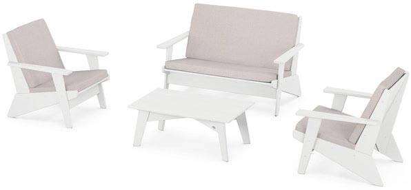 POLYWOOD® - Riviera Modern Lounge 4-Piece Set - PWS390-2