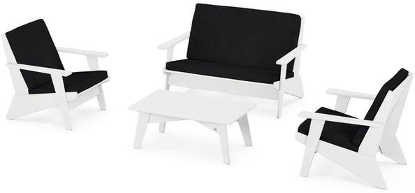 POLYWOOD® - Riviera Modern Lounge 4-Piece Set - PWS390-2