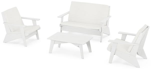 POLYWOOD® - Riviera Modern Lounge 4-Piece Set - PWS390-2