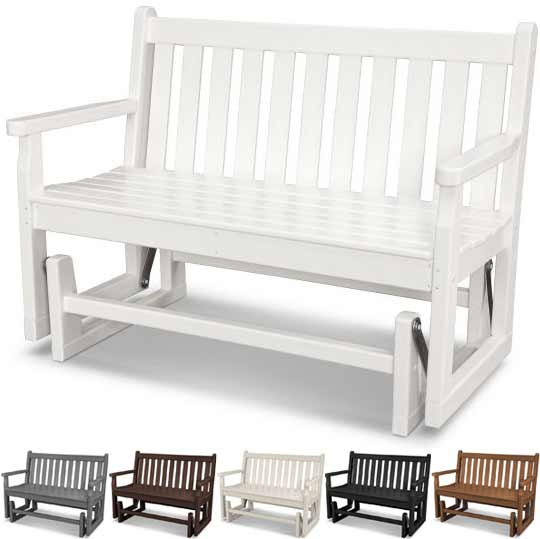 POLYWOOD® Glider - Traditional Garden 48" - TGG48 Benches POLYWOOD®